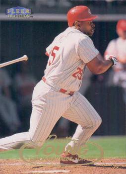 #449 Dmitri Young - Cincinnati Reds - 1998 Fleer Tradition Baseball