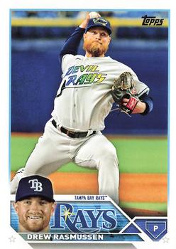 #449 Drew Rasmussen - Tampa Bay Rays - 2023 Topps Baseball