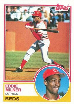 #449 Eddie Milner - Cincinnati Reds - 1983 Topps Baseball