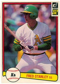 #449 Fred Stanley - Oakland Athletics - 1982 Donruss Baseball
