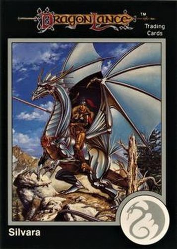 #449 Silvara, Silver Dragon - 1991 TSR Advanced Dungeons & Dragons - Silver