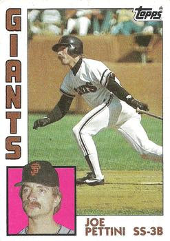 #449 Joe Pettini - San Francisco Giants - 1984 Topps Baseball