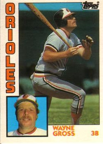 #44T Wayne Gross - Baltimore Orioles - 1984 Topps Traded Baseball
