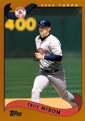 #44 Trot Nixon - Boston Red Sox - 2002 Topps Baseball