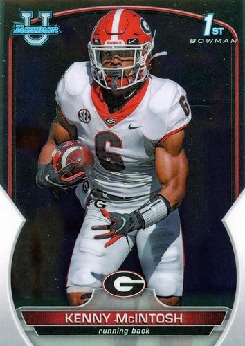 #44 Kenny McIntosh - Georgia Bulldogs - 2022 Bowman Chrome University Football