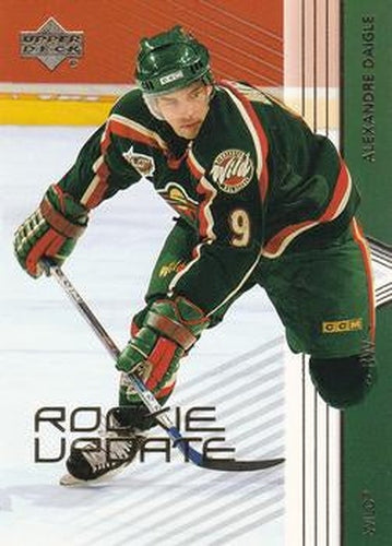 #44 Alexandre Daigle - Minnesota Wild - 2003-04 Upper Deck Rookie Update Hockey
