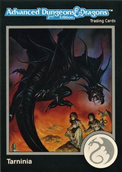 #44 Tarninia, Black Dragon - 1991 TSR Advanced Dungeons & Dragons - Silver