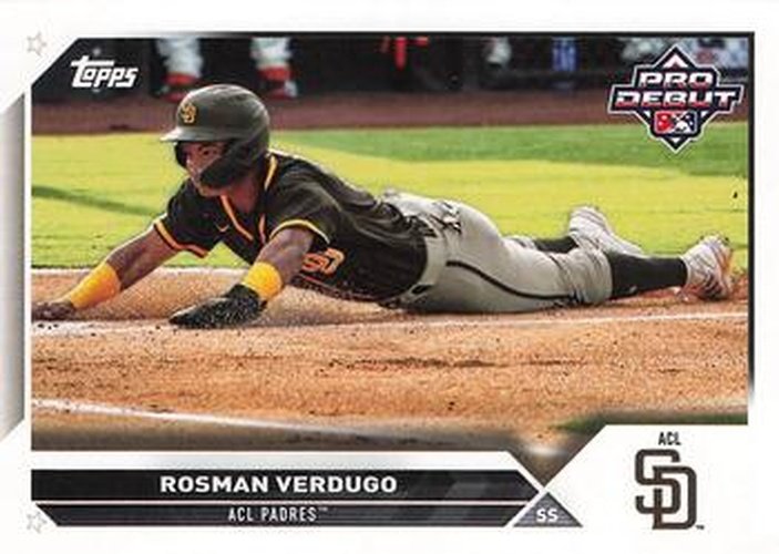#PD-44 Rosman Verdugo - ACL Padres - 2023 Topps Pro Debut Baseball