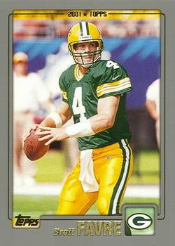 #44 Brett Favre - Green Bay Packers - 2001 Topps Football
