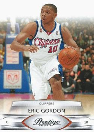 #44 Eric Gordon - Los Angeles Clippers - 2009-10 Panini Prestige Basketball