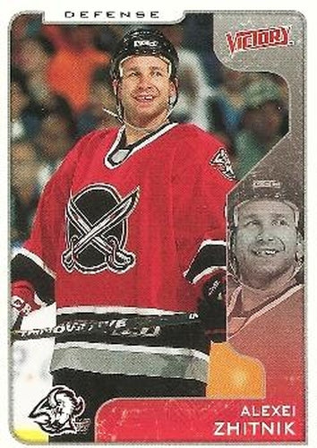 #44 Alexei Zhitnik - Buffalo Sabres - 2001-02 Upper Deck Victory Hockey