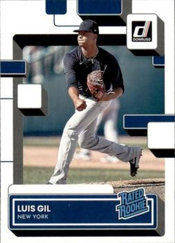 #44 Luis Gil - New York Yankees - 2022 Donruss Baseball