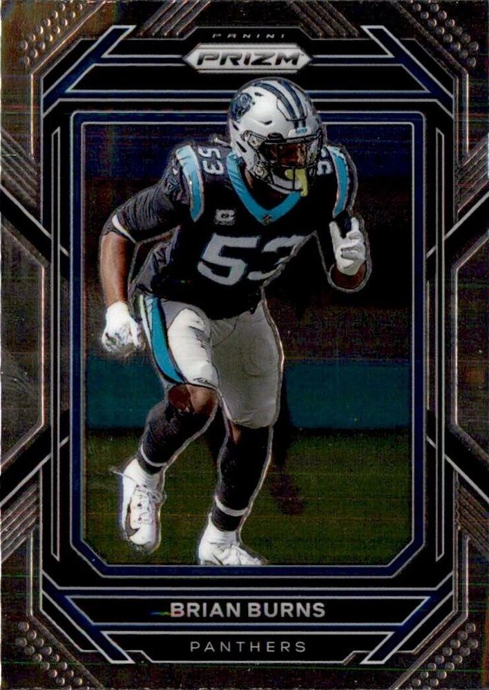 #44 Brian Burns - Carolina Panthers - 2022 Panini Prizm Football