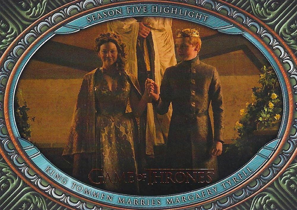 #44 King Tommen Marries Margaery Tyrell - 2022 Rittenhouse Game of Thrones