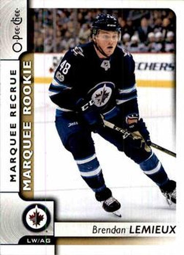 #644 Brendan Lemieux - Winnipeg Jets - 2017-18 O-Pee-Chee Hockey