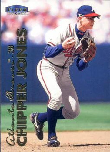#44 Chipper Jones - Atlanta Braves - 1999 Fleer Tradition Baseball