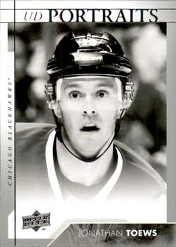 #P-44 Jonathan Toews - Chicago Blackhawks - 2017-18 Upper Deck - UD Portraits Hockey