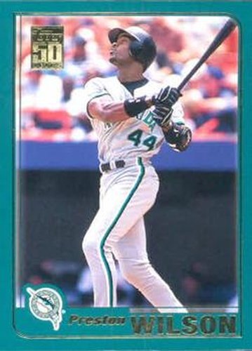 #44 Preston Wilson - Florida Marlins - 2001 Topps Baseball