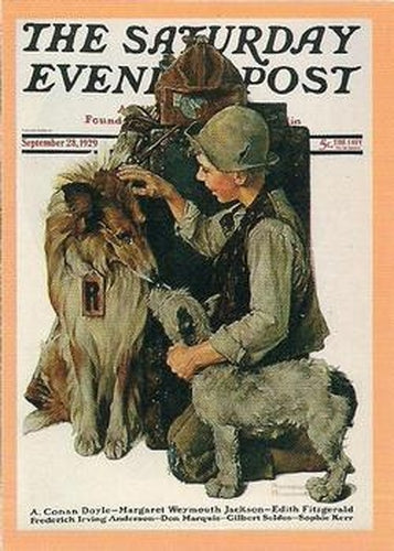#44 Making Friends - 1993 Comic Images Norman Rockwell Saturday Evening Post