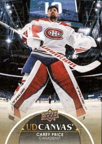 #C44 Carey Price - Montreal Canadiens - 2021-22 Upper Deck - UD Canvas Hockey