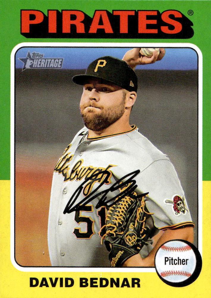 #44 David Bednar - Pittsburgh Pirates - 2024 Topps Heritage Baseball