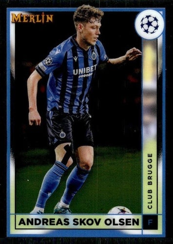 #44 Andreas Skov Olsen - Club Brugge KV - 2022-23 Merlin Chrome UEFA Club Competitions Soccer