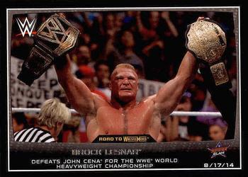 #44 Brock Lesnar - 2015 Topps WWE Road to Wrestlemania Wrestling