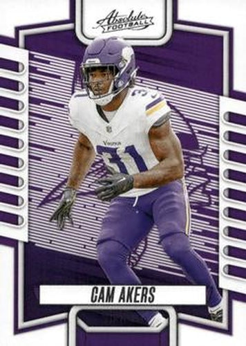 #44 Cam Akers - Minnesota Vikings - 2023 Panini Absolute Football