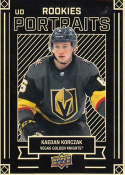 #P-44 Kaedan Korczak - Vegas Golden Knights - 2022-23 Upper Deck - UD Portraits Hockey