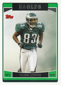 #44 Greg Lewis - Philadelphia Eagles - 2006 Topps Football