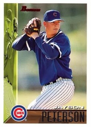 #44 Jayson Peterson - Chicago Cubs - 1995 Bowman Baseball