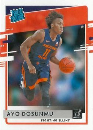 #44 Ayo Dosunmu - Illinois Fighting Illini - 2021 Panini Chronicles Draft Picks Basketball