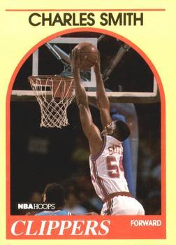 #44 Charles Smith - Los Angeles Clippers - 1989-90 Hoops Superstars Basketball