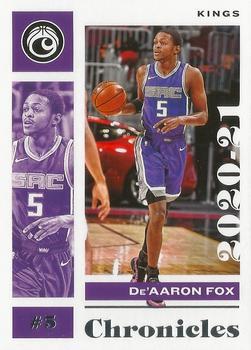 #44 De'Aaron Fox - Sacramento Kings - 2020-21 Panini Chronicles Basketball