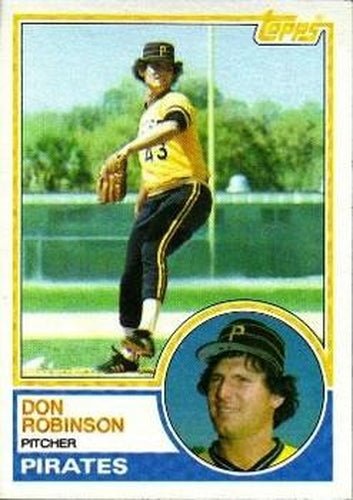 #44 Don Robinson - Pittsburgh Pirates - 1983 Topps Baseball