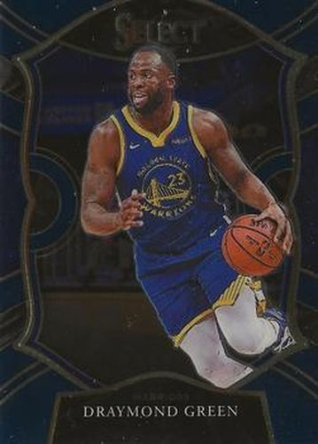 #44 Draymond Green - Golden State Warriors - 2020-21 Panini Select - Blue Basketball