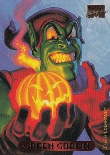 #44 Green Goblin - 1994 Fleer Marvel Masterpieces Hildebrandt Brothers