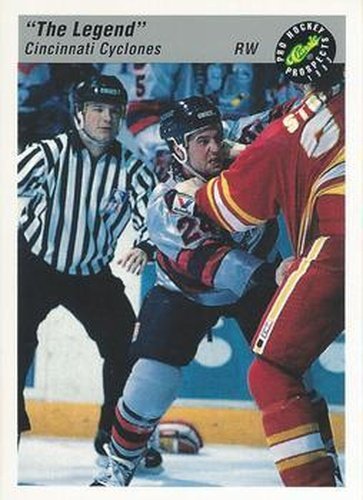 #44 Howie Rosenblatt - Cincinnati Cyclones - 1993 Classic Pro Prospects Hockey