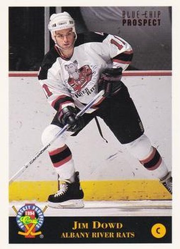 #44 Jim Dowd - Albany River Rats - 1994 Classic Pro Hockey Prospects Hockey