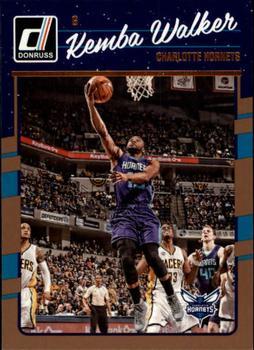 #44 Kemba Walker - Charlotte Hornets - 2016-17 Donruss Basketball