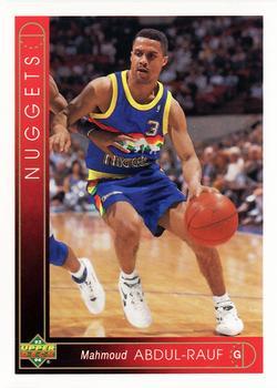 #44 Mahmoud Abdul-Rauf - Denver Nuggets - 1993-94 Upper Deck Basketball