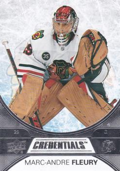 #44 Marc-Andre Fleury - Chicago Blackhawks - 2021-22 Upper Deck Credentials Hockey