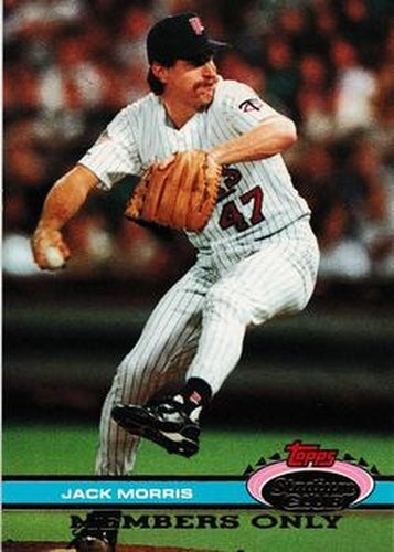 #NNO Jack Morris - Minnesota Twins - 1991 Stadium Club Members Only