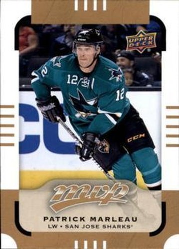 #44 Patrick Marleau - San Jose Sharks - 2015-16 Upper Deck MVP Hockey