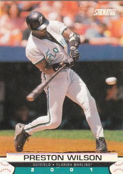 #44 Preston Wilson - Florida Marlins - 2001 Stadium Club Baseball