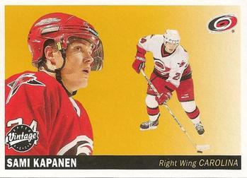 #44 Sami Kapanen - Carolina Hurricanes - 2002-03 Upper Deck Vintage Hockey