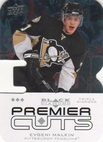 #PDC44 Evgeni Malkin - Pittsburgh Penguins - 2008-09 Upper Deck Black Diamond - Premier Die Cut Hockey