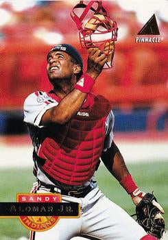 #44 Sandy Alomar Jr. - Cleveland Indians - 1994 Pinnacle Baseball