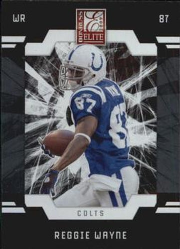 #44 Reggie Wayne - Indianapolis Colts - 2009 Donruss Elite Football