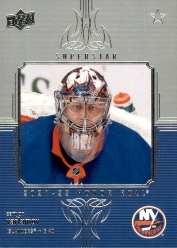 #HR-44 Semyon Varlamov - New York Islanders - 2021-22 Upper Deck - Honor Roll Hockey